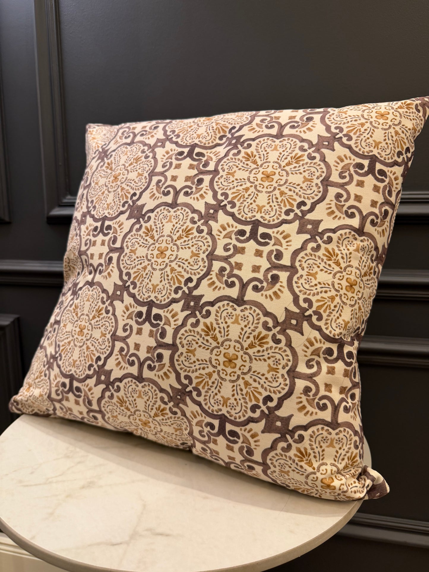 .Golden dusk cushion