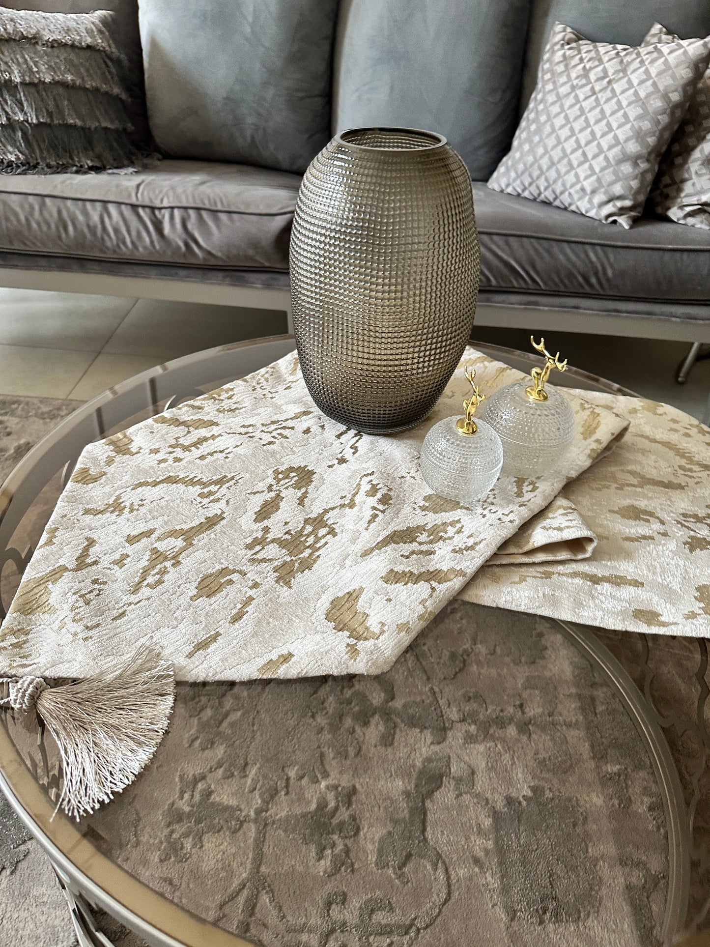 Lavish Mist beige runner