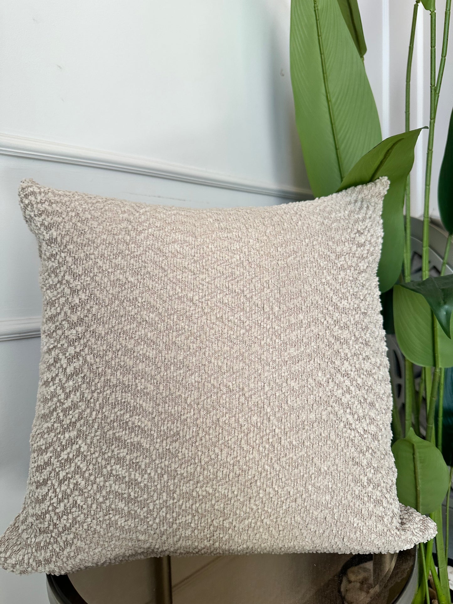 Beige ivory dune cover cushion