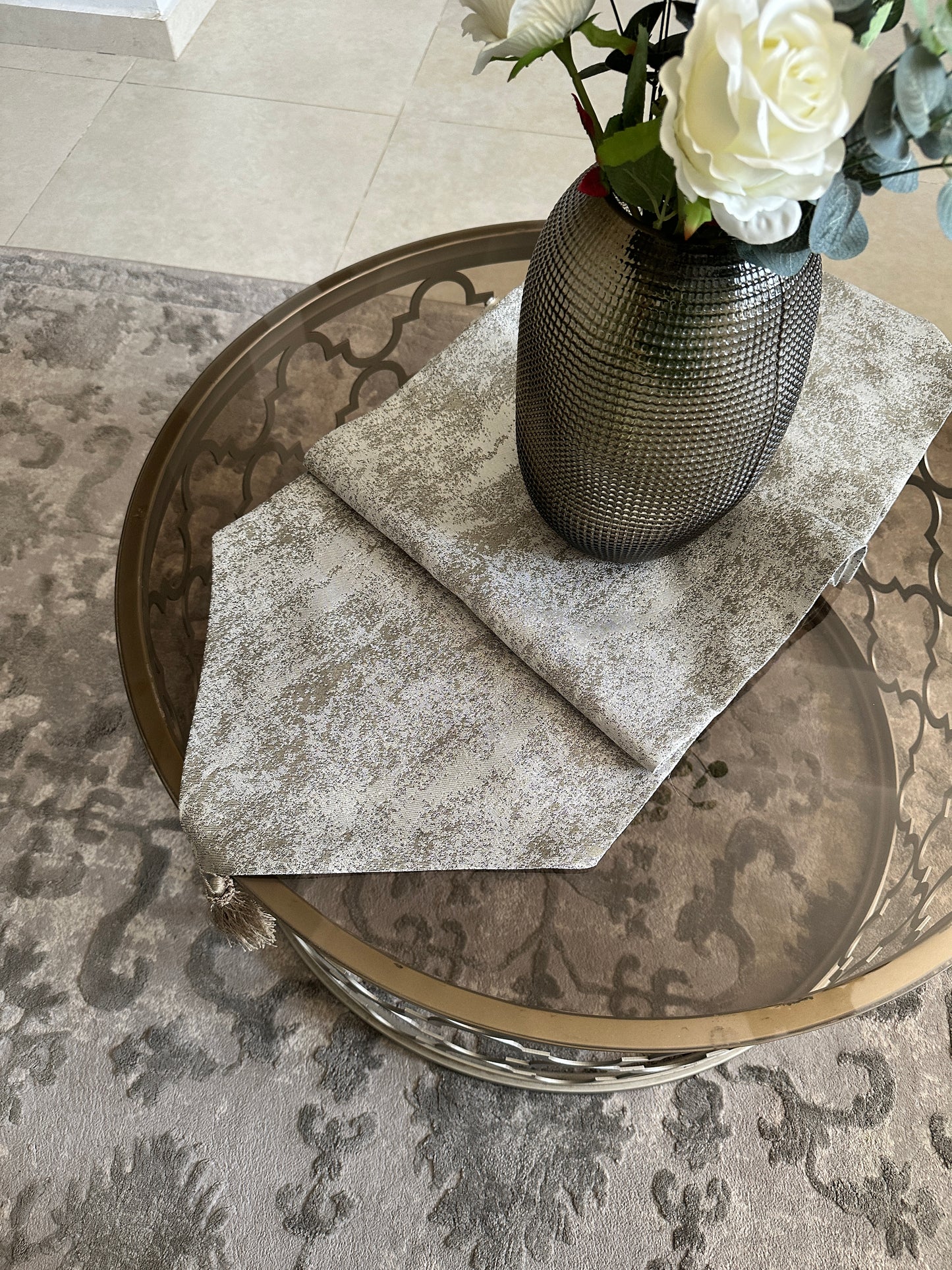 Cafe&grey airbrush runner