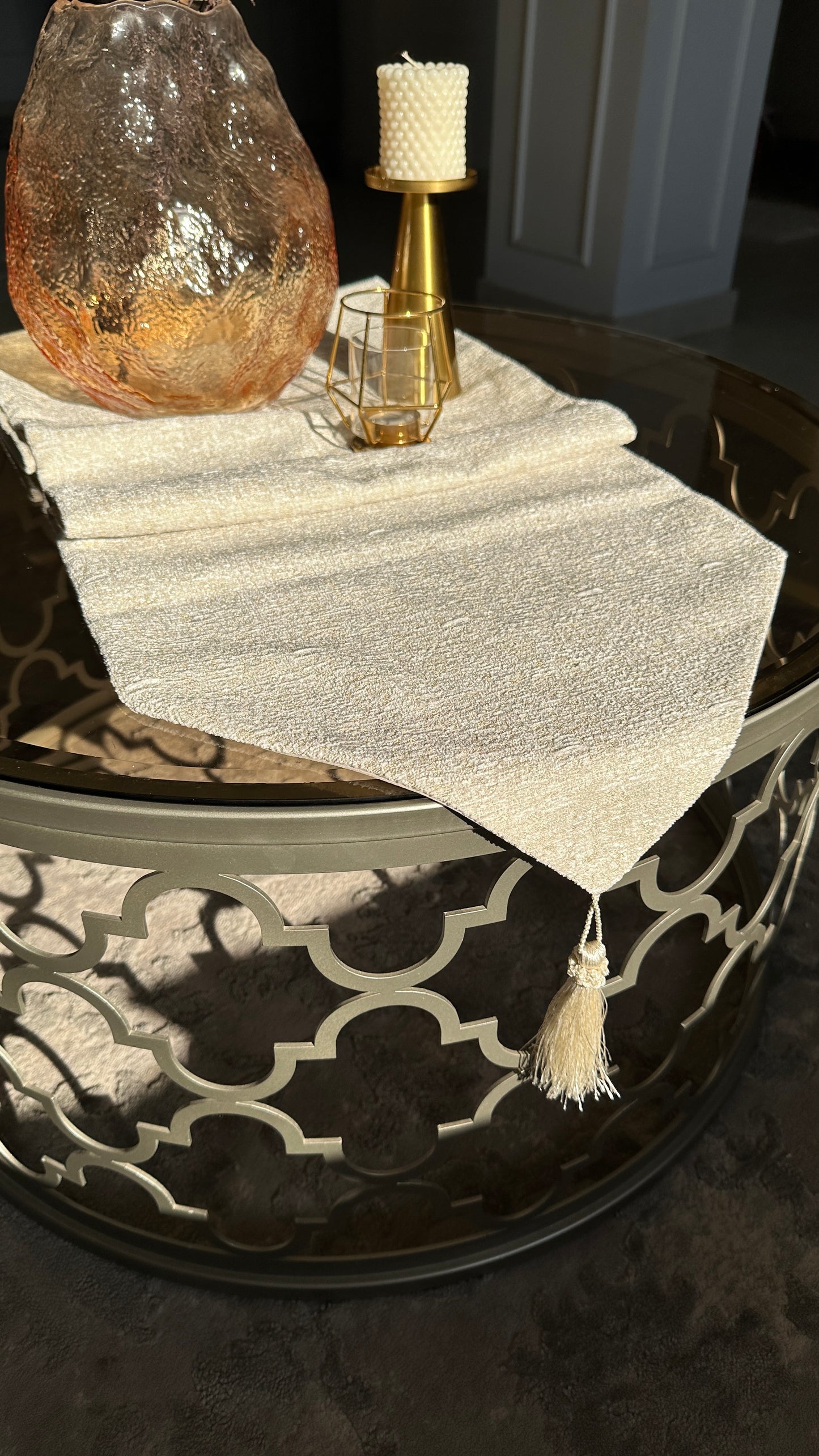 Offwhite&gold runner