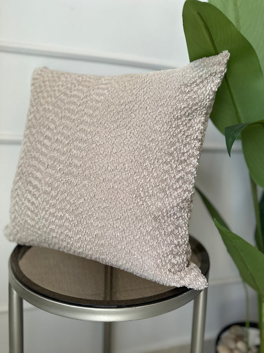 Beige ivory dune cover cushion