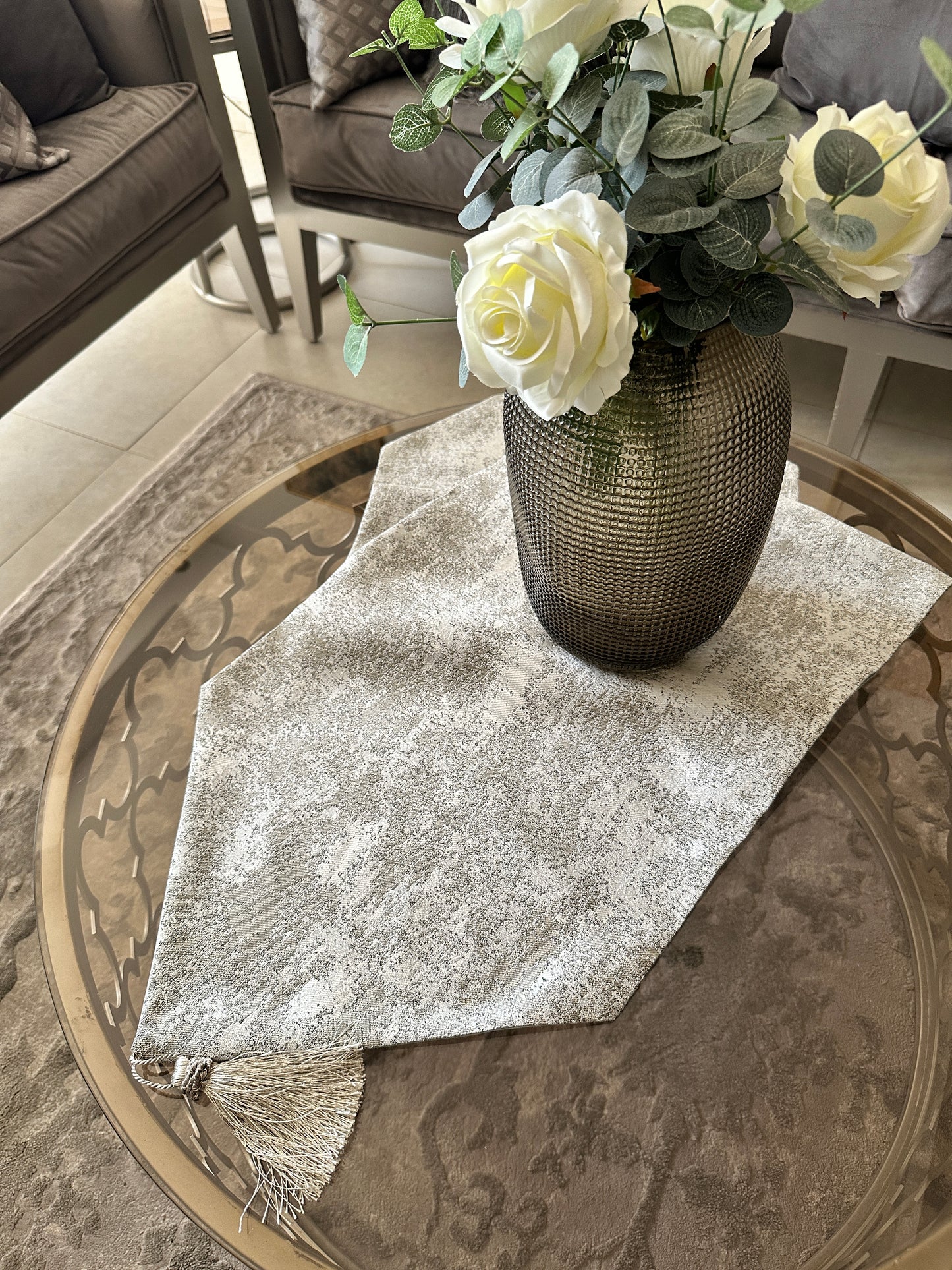 Cafe&grey airbrush runner